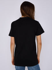 Pink Foil Graphic Printed T-Shirt