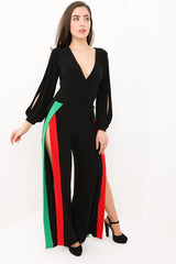 Manga dividida y pantalón de envoltura del pantalón