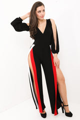 Manga dividida y pantalón de envoltura del pantalón