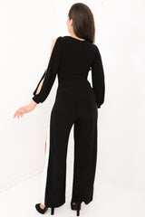 Manga dividida y pantalón de envoltura del pantalón