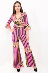 Streifenmuster-Druckkoord