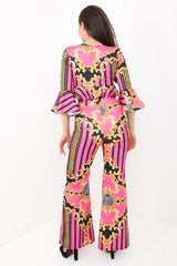 Streifenmuster-Druckkoord