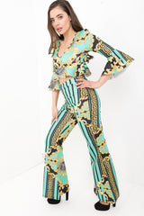 Streifenmuster-Druckkoord