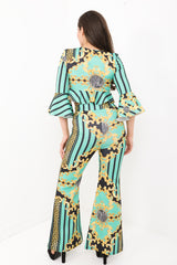 Streifenmuster-Druckkoord