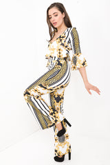 Streifenmuster-Druckkoord