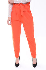 New Paper Bag Tie Waist Trousers