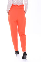 New Paper Bag Tie Waist Trousers