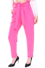 New Paper Bag Tie Waist Trousers