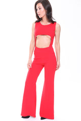 Cut Out Front Jumpsuit