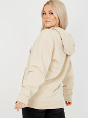 Poison Love Graphic Fleeced Hoodie