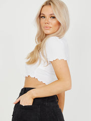 Malibu bestickte Rippen -Erntedicht