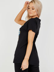 Tres Chic Graphic Printed T-Shirt