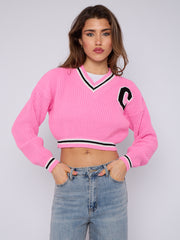 Knitted Cropped Jumper