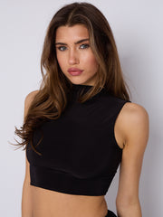 Multi Layered Frill Slinky Skirt & Crop Top Co-ord