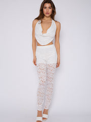 Ribbelde tie-up Bralet & Trouser Coörd-set (copy)