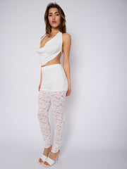Ribbelde tie-up Bralet & Trouser Coörd-set (copy)