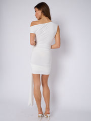 Ruches slinky bodycon -jurk met drapedetail