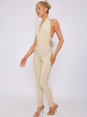 LUREX Abra el mono del cabestro de espalda