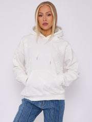 Capianza de crucifijo de gran tamaño sudadera con capucha