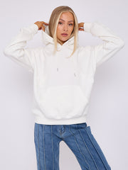 Capianza de crucifijo de gran tamaño sudadera con capucha