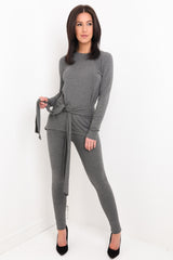 Tie Knot Top And Bottom Loungewear