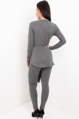 Tie Knot Top And Bottom Loungewear