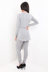 Tie Knot Top And Bottom Loungewear