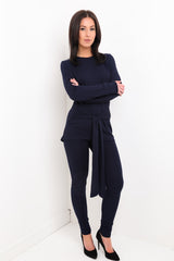 Tie Knot Top And Bottom Loungewear