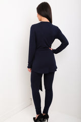 Tie Knot Top And Bottom Loungewear