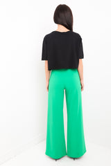 Buckle Belt Wide Leg broek