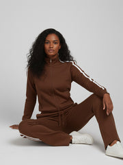 Contrast tape tracktop & jogger set