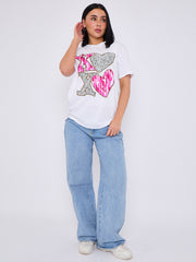 Xo Xo Graphic Printed T-Shirt