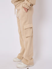 Cargo Style Zip Hoodie Set