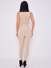 Scrunch Back Hallter Jumpsuit