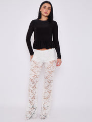 Geflügelte ausgestellte Hose