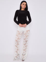 Geflügelte ausgestellte Hose