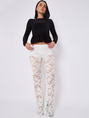 Geflügelte ausgestellte Hose