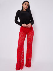 Geflügelte ausgestellte Hose