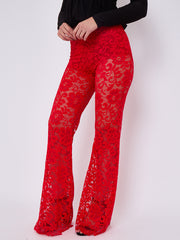 Geflügelte ausgestellte Hose