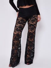 Geflügelte ausgestellte Hose