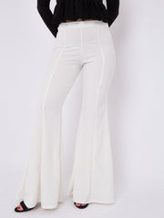 High Waist Flared Trousers