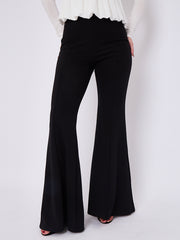High Waist Flared Trousers