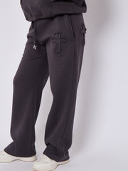 Crucifijo de gran tamaño Coordinada de vellón con capucha bordada (copia)