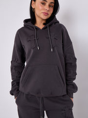 Crucifijo de gran tamaño Coordinada de vellón con capucha bordada (copia)