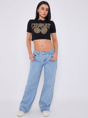 Camiseta impresa gráfica de Leopard Cherry (copia)