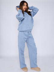 Crucifijo de gran tamaño Coordenada de vellón con capucha