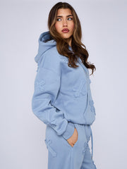 Crucifijo de gran tamaño Coordenada de vellón con capucha