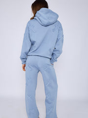 Crucifijo de gran tamaño Coordenada de vellón con capucha