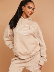 Embroidered French Riviera Hooded Fleece Co-ord