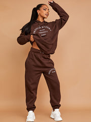 Embroidered French Riviera Hooded Fleece Co-ord